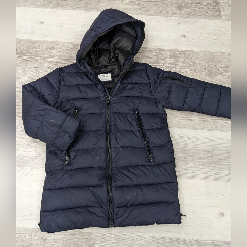 Boys Zara puffer coat